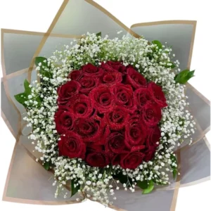 ramo de rosas en cali: con paniculata ref 45
