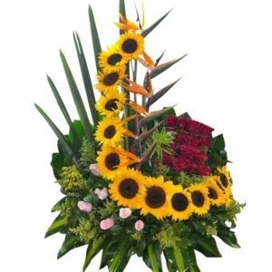 flores en cali: enorme arreglo floral ref 10