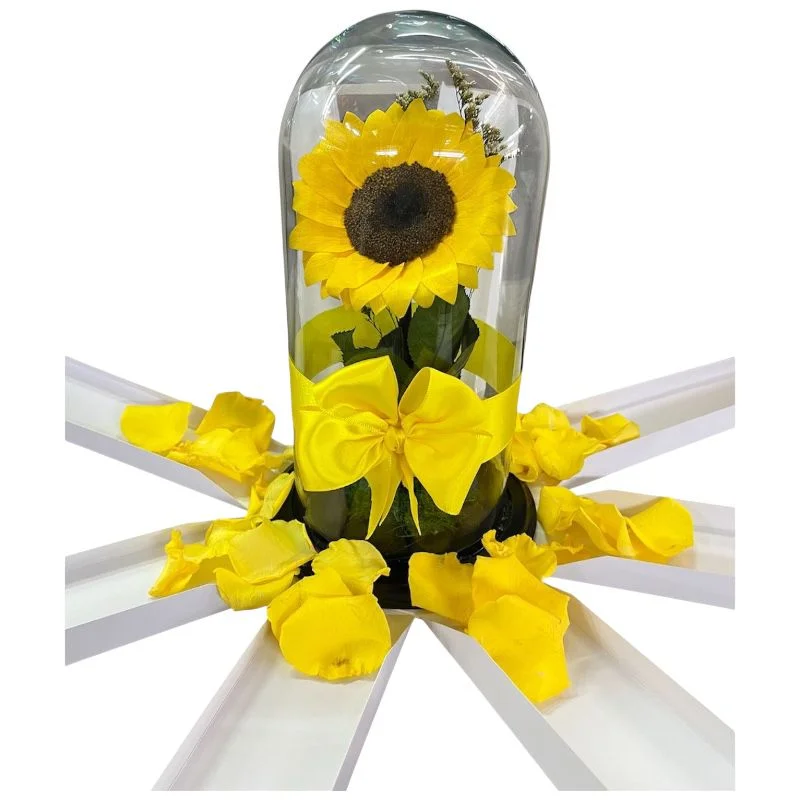 floristeria en cali: girasol preservado ref 55