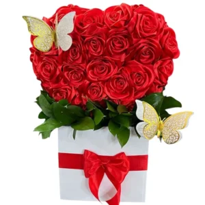 Corazon 3D de Rosas Eternas en Cali ref 96