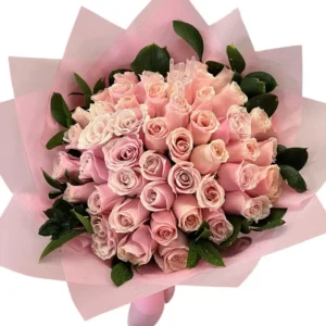 Ramo Buchon de 50 Rosas Rosadas en Cali ref 71