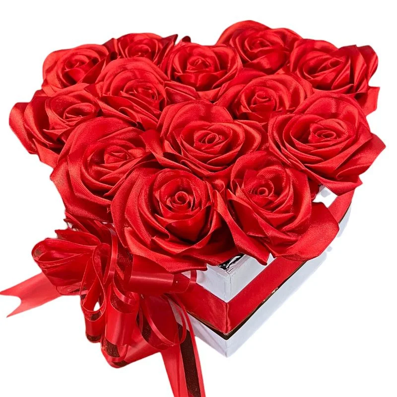 Corazon de rosas Eternas en Cali (color a eleccion) ref 46