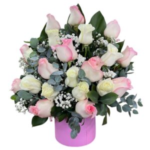 Arreglo Floral con Rosas Rosadas Cali ref 96