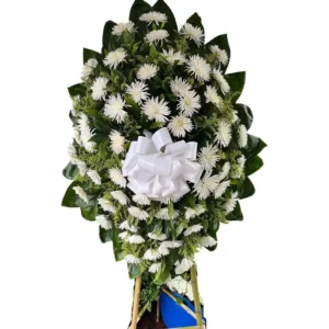 Corona Funebre de Crisantemo ref 131