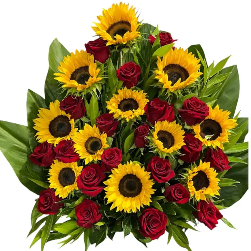 Arreglo floral de feliz cumpleaños con envío a domicilio en Cali